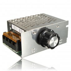 Электронный симисторный регулятор напряжения 4000W (0-220V) (в корпусе)