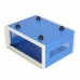 Металлический корпус для электронных устройств 90*200*165 мм синий