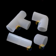 Фитинги для разводки пластиковой трубы диаметром 25 мм  для поилок