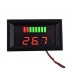 Индикатор емкости аккумулятора DC12-60В напряжение и проценты емкости в виде шкалы