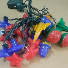 Новогодняя гирлянда в советском стиле