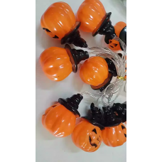  Гирлянда светящиеся тыквы-фонари как на Хэллоуин