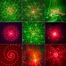 Лазерный проектор 6 отверстий, 120 узоров для вечеринок Party Light