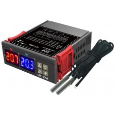 Терморегулятор, контроллер температуры двухзонный STC-3008